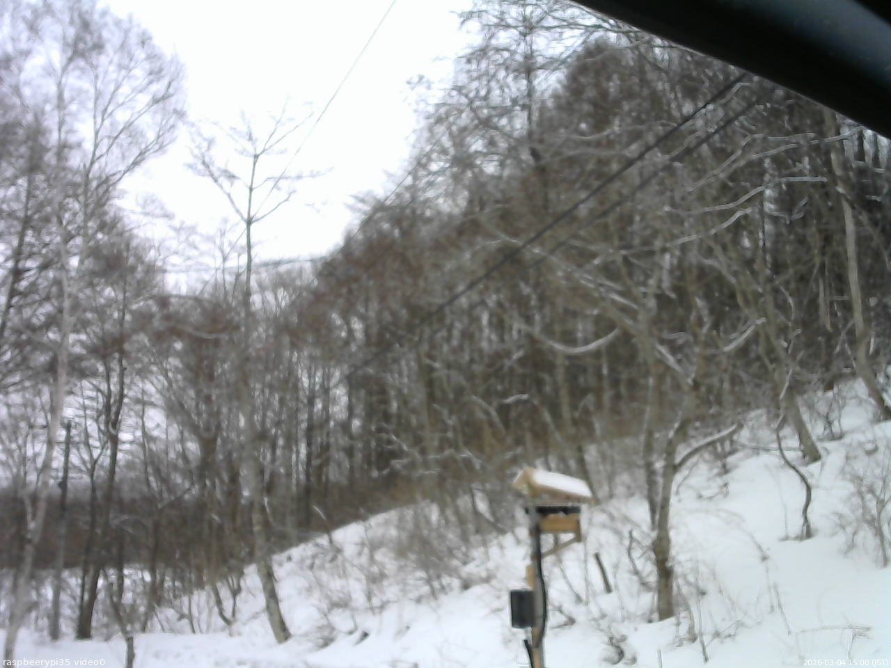 長野県菅平高原 ゆたか山荘 温度計 2026/03/04 15:00