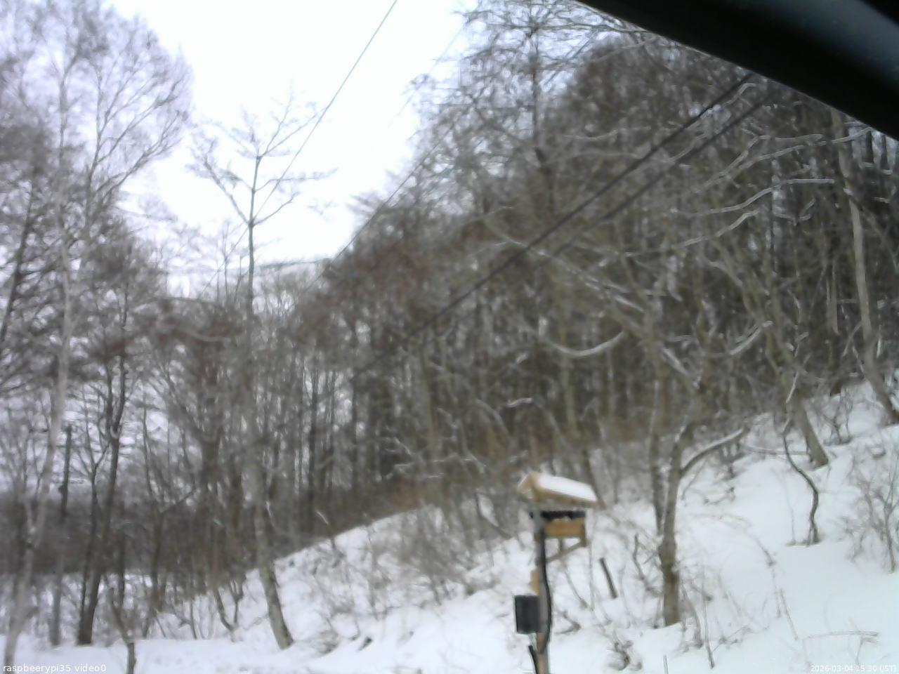 長野県菅平高原 ゆたか山荘 温度計 2026/03/04 15:30
