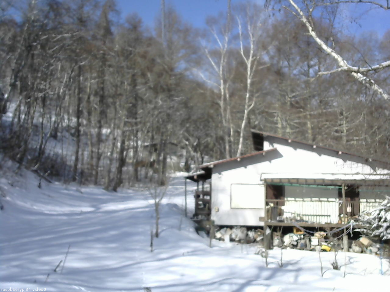 長野県菅平高原 ゆたか山荘 西側(坂上) 2026/03/05 08:30