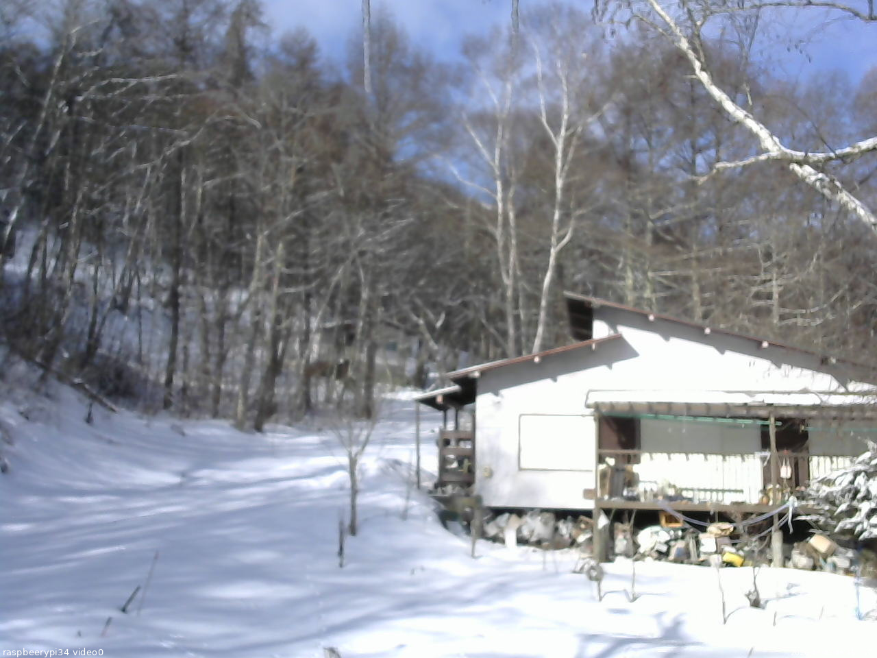 長野県菅平高原 ゆたか山荘 西側(坂上) 2026/03/05 08:45