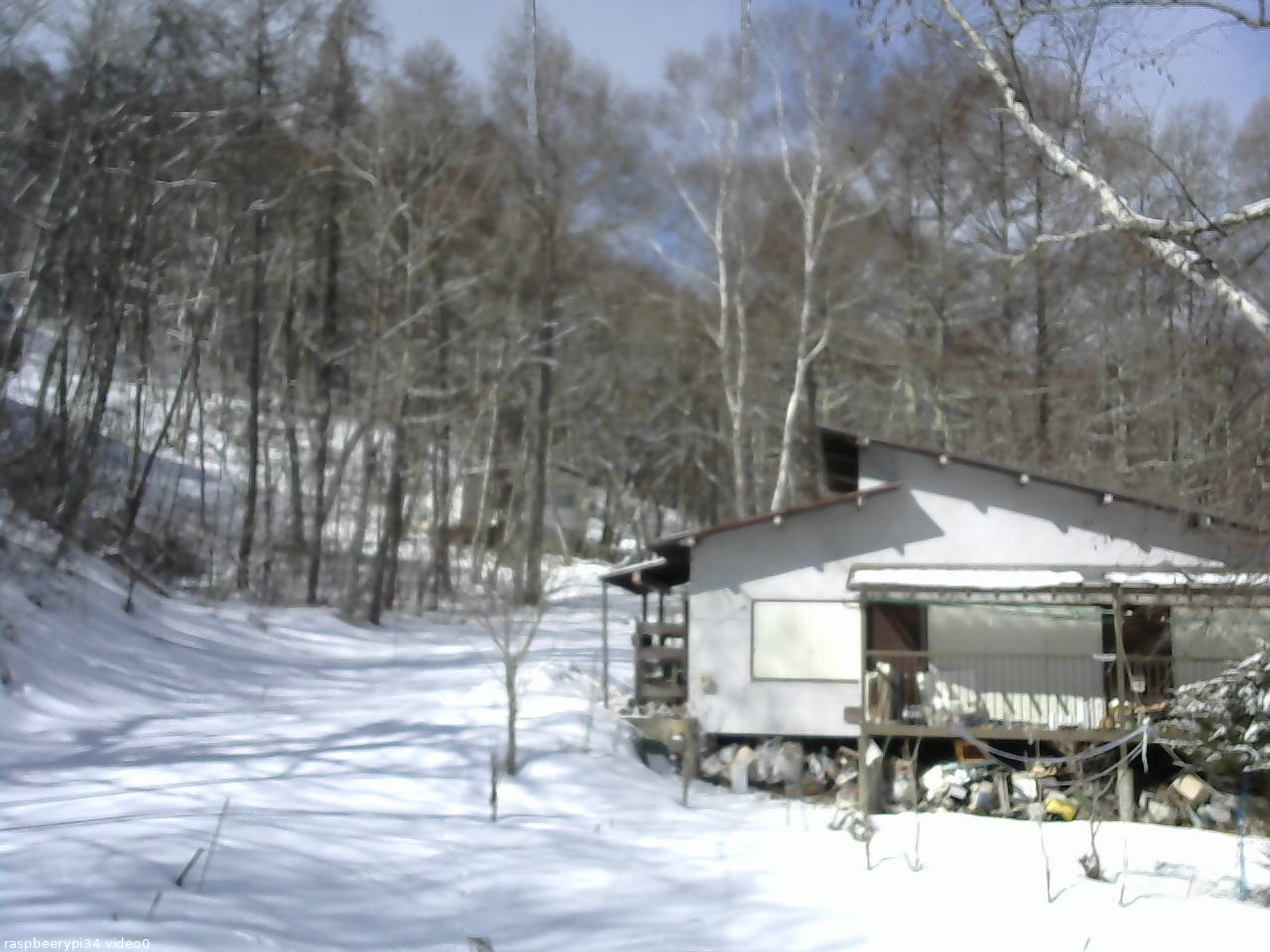 長野県菅平高原 ゆたか山荘 西側(坂上) 2026/03/05 09:45