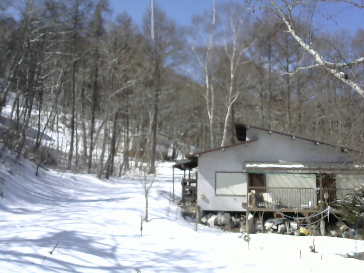 長野県菅平高原 ゆたか山荘 西側(坂上) 2026/03/05 11:00