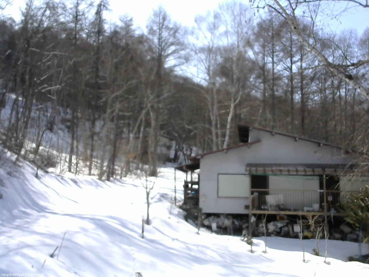 長野県菅平高原 ゆたか山荘 西側(坂上) 2026/03/05 14:15