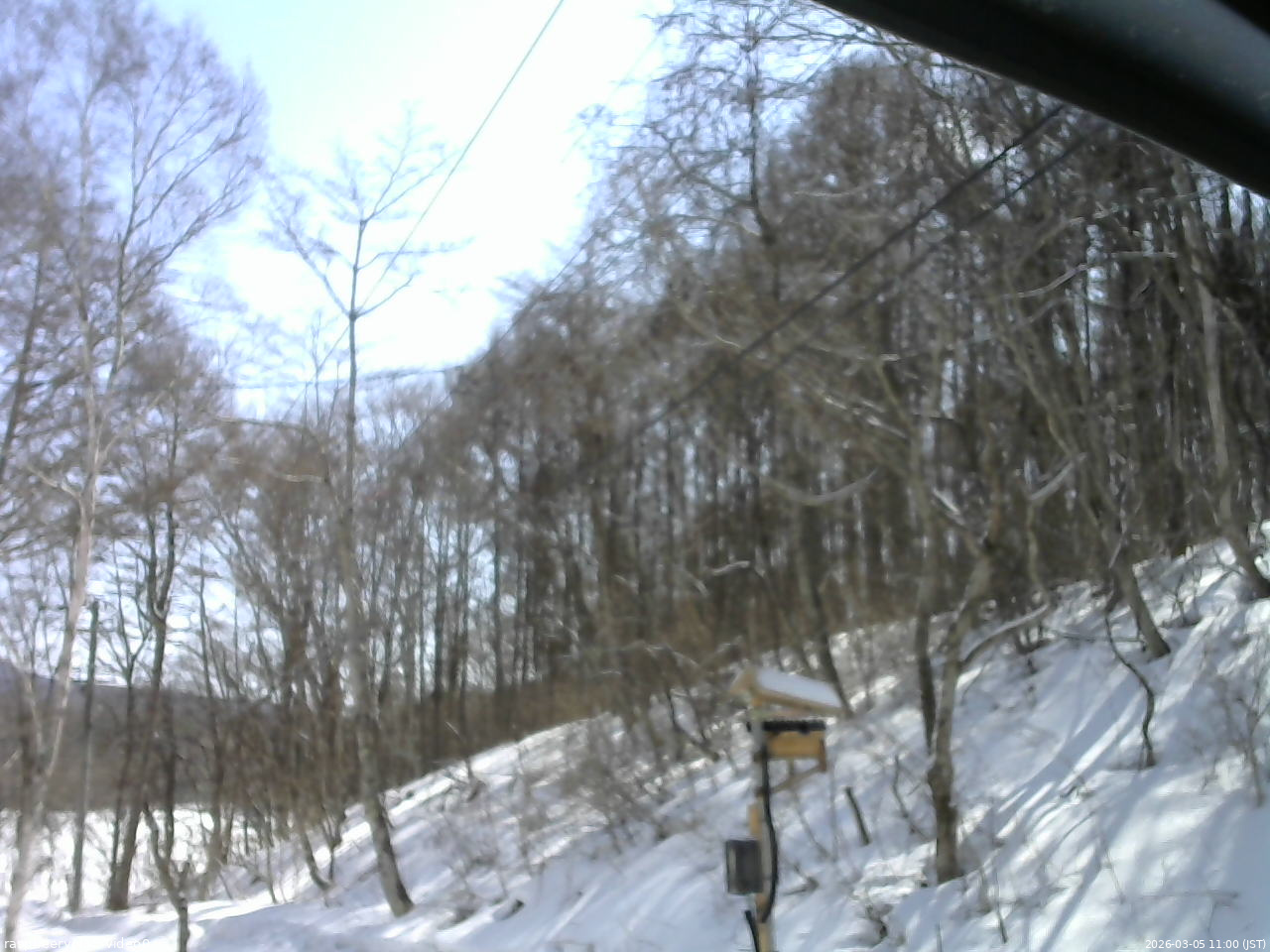 長野県菅平高原 ゆたか山荘 温度計 2026/03/05 11:00