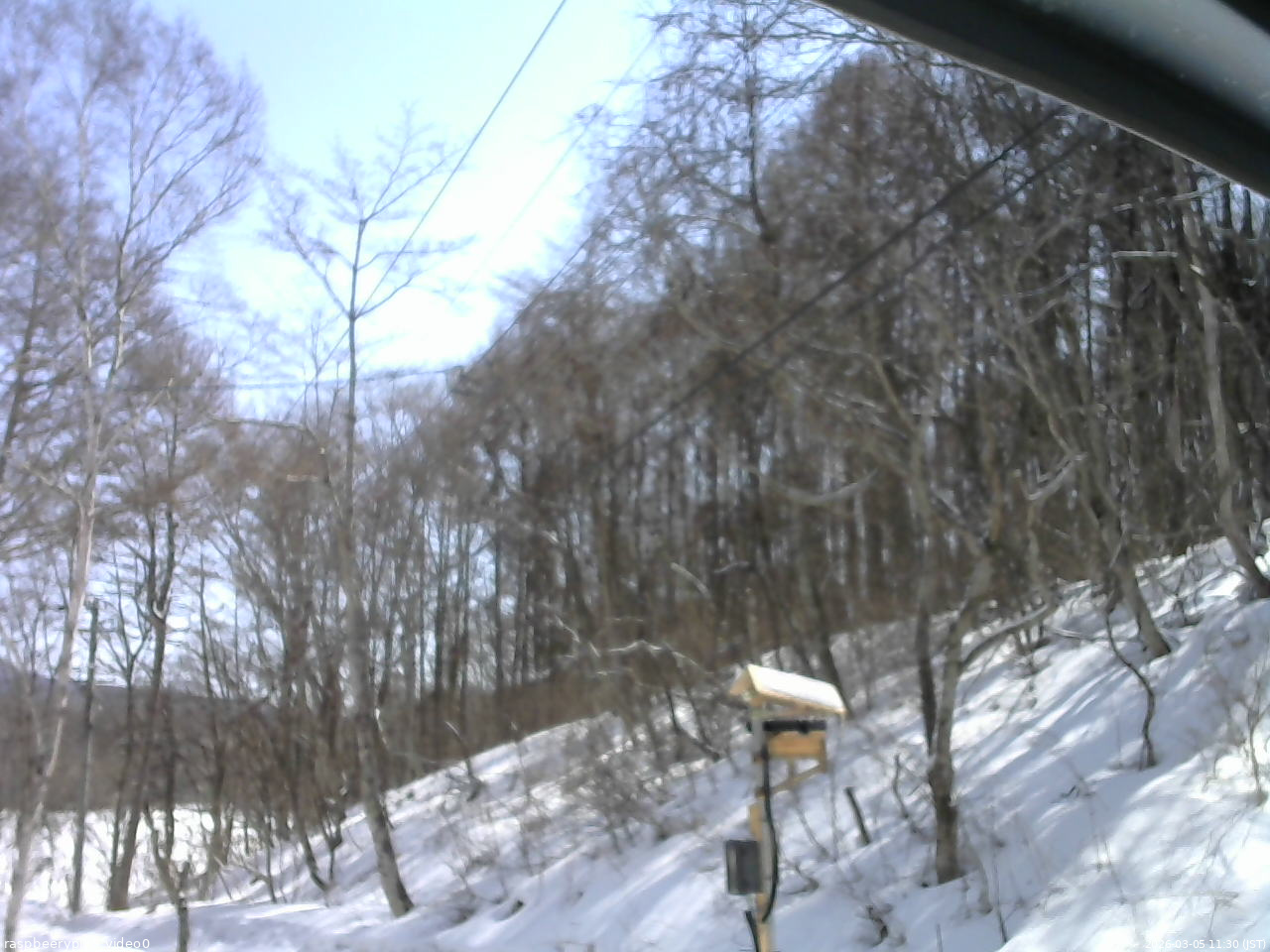 長野県菅平高原 ゆたか山荘 温度計 2026/03/05 11:30