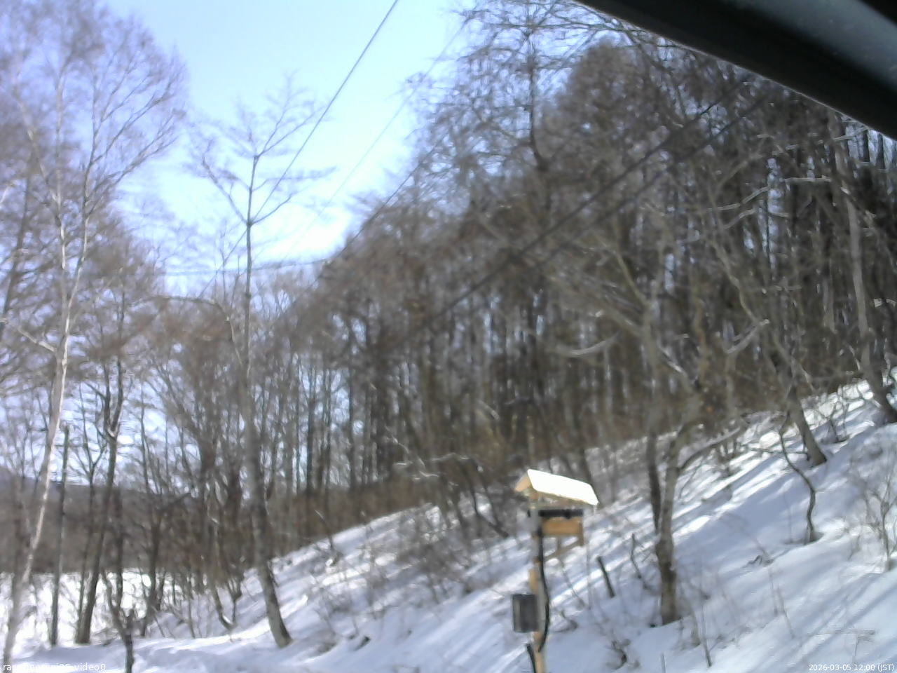 長野県菅平高原 ゆたか山荘 温度計 2026/03/05 12:00