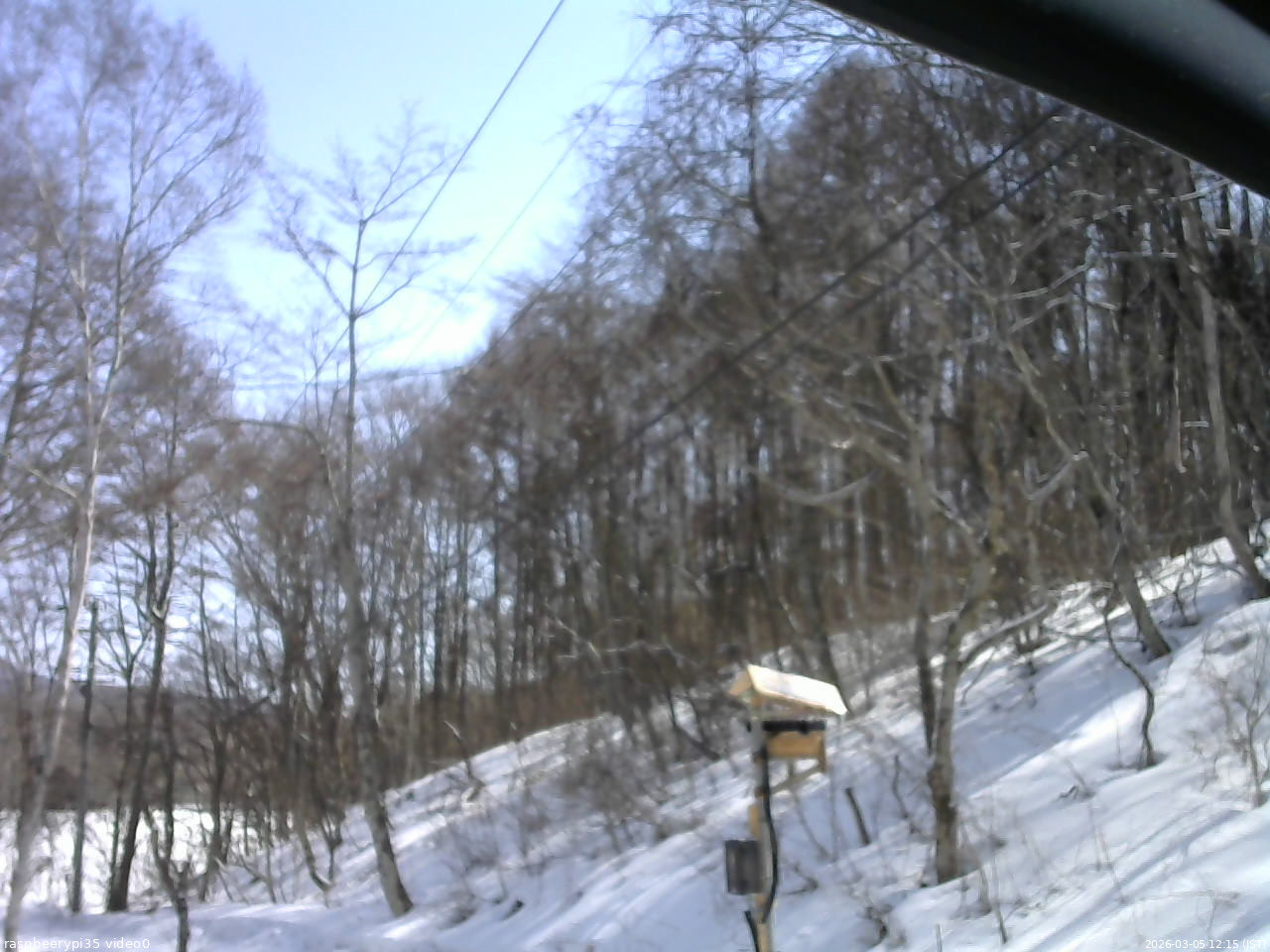 長野県菅平高原 ゆたか山荘 温度計 2026/03/05 12:15