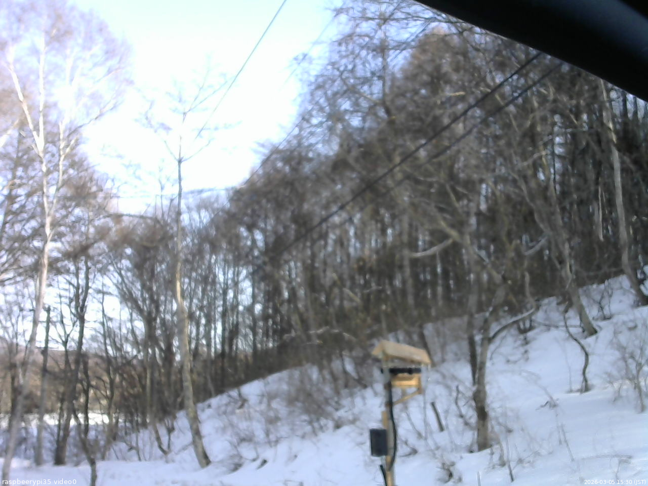 長野県菅平高原 ゆたか山荘 温度計 2026/03/05 15:30