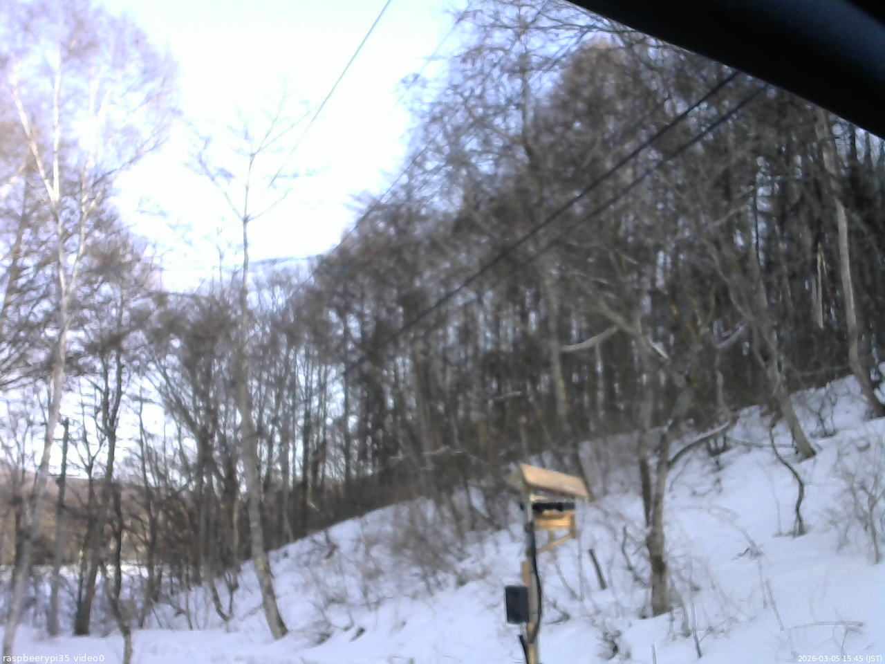 長野県菅平高原 ゆたか山荘 温度計 2026/03/05 15:45