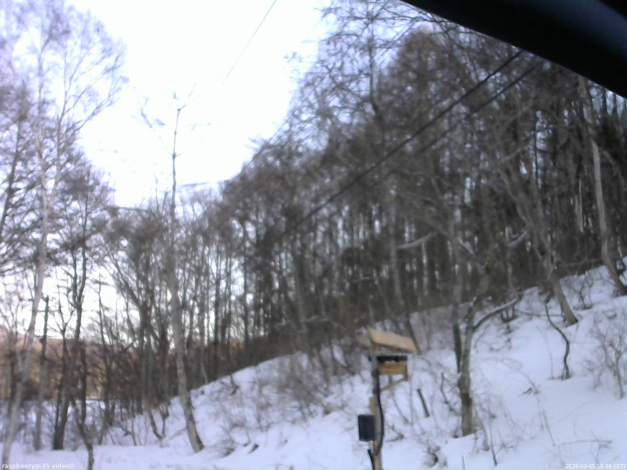 長野県菅平高原 ゆたか山荘 温度計 2026/03/05 16:30