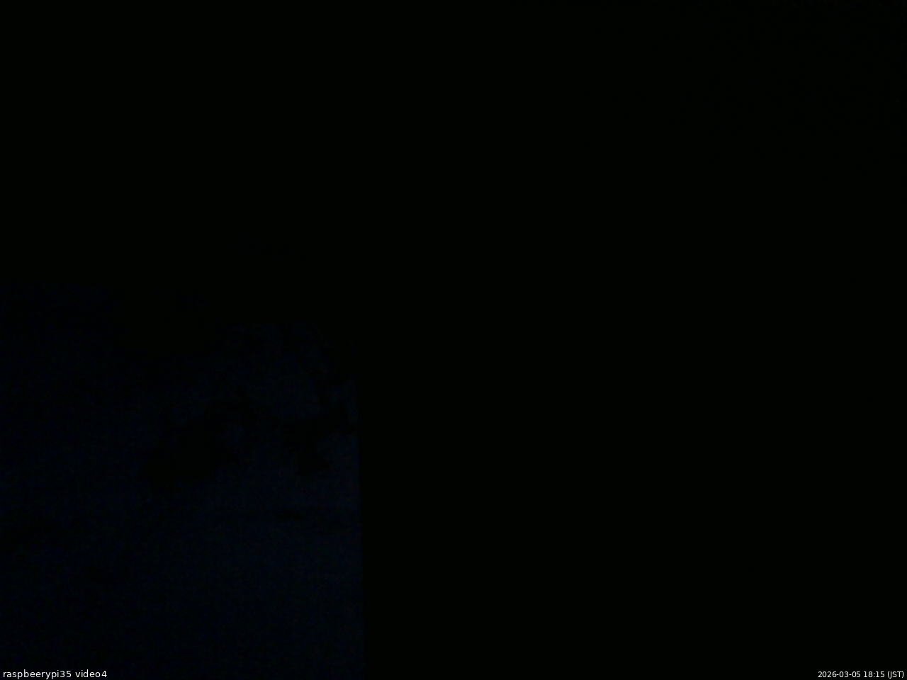 長野県菅平高原 ゆたか山荘 東側上空 2026/03/05 18:15