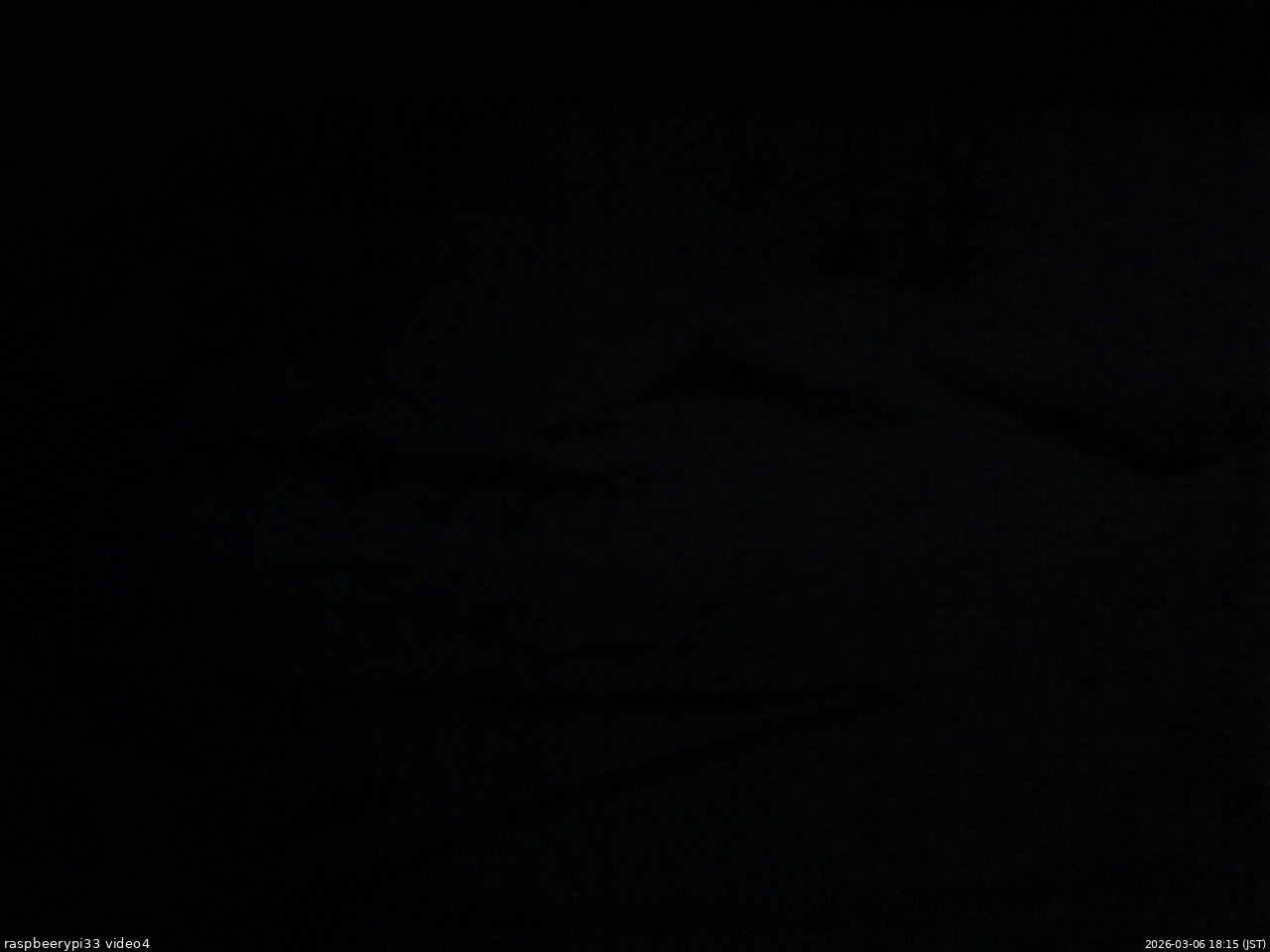 長野県菅平高原 ゆたか山荘 東側(坂下) 2026/03/06 18:15