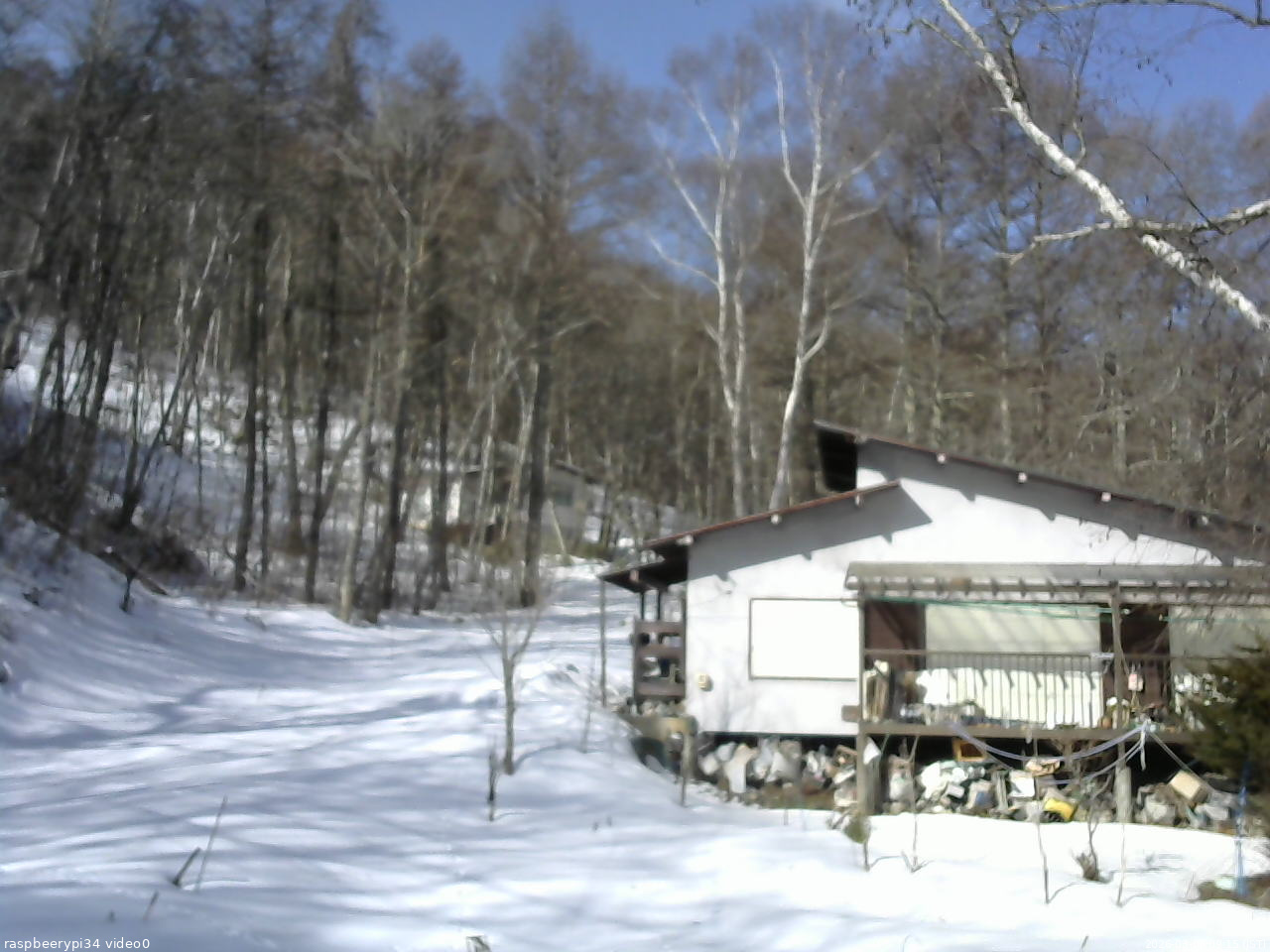 長野県菅平高原 ゆたか山荘 西側(坂上) 2026/03/06 09:15