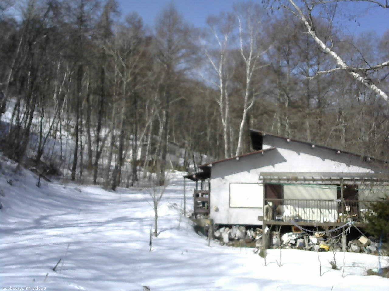 長野県菅平高原 ゆたか山荘 西側(坂上) 2026/03/06 09:30