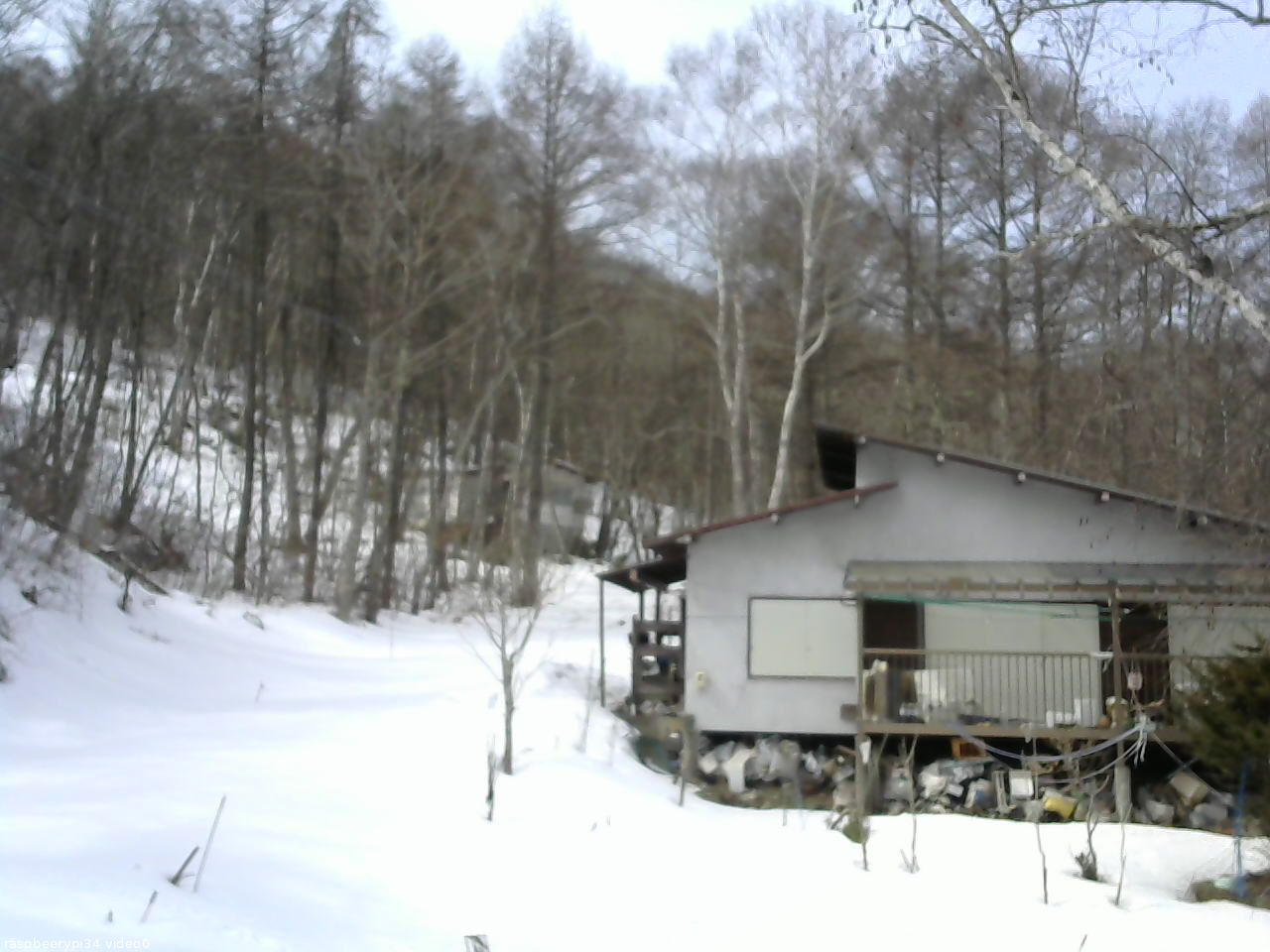 長野県菅平高原 ゆたか山荘 西側(坂上) 2026/03/06 11:15