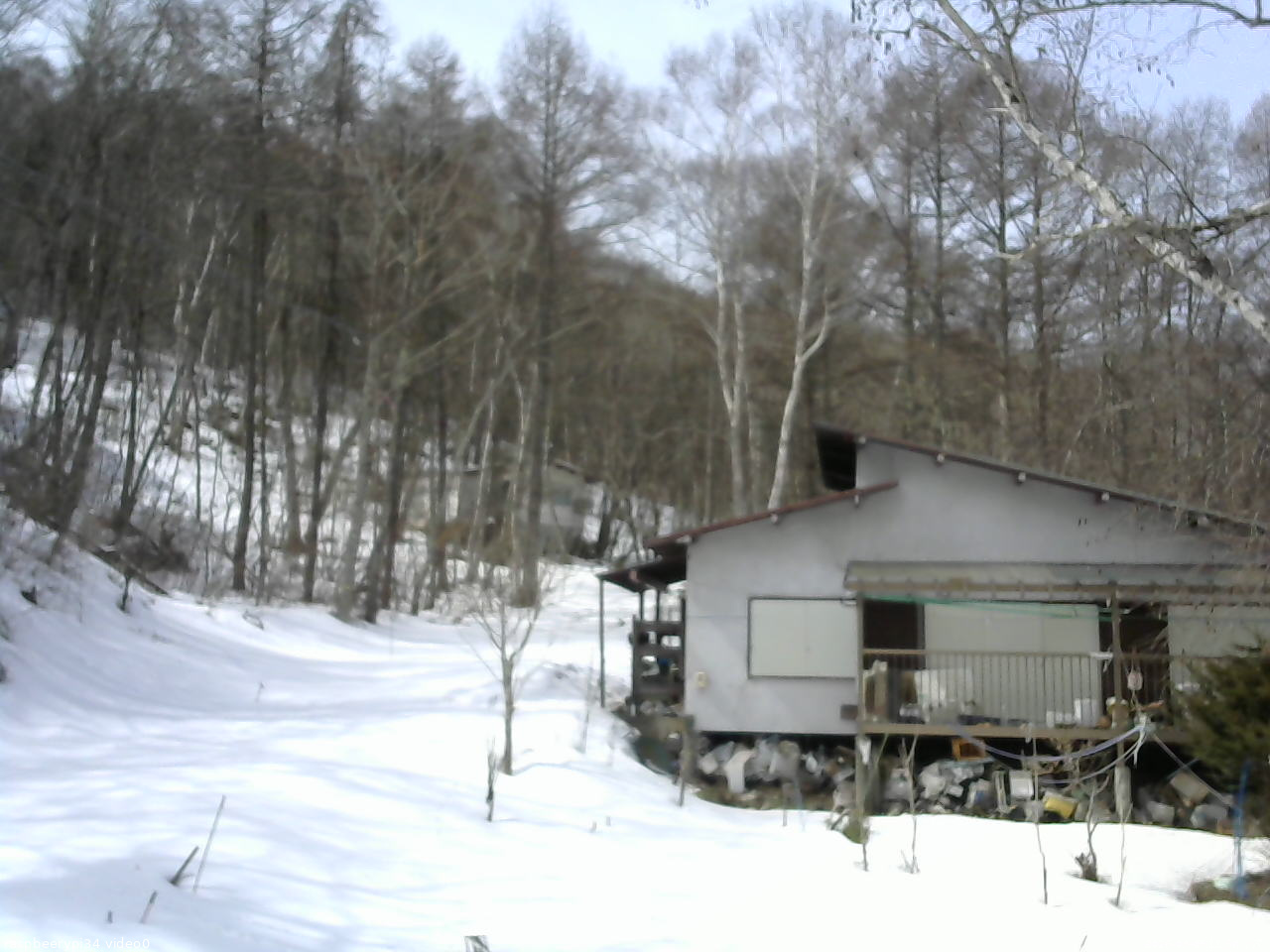 長野県菅平高原 ゆたか山荘 西側(坂上) 2026/03/06 11:30