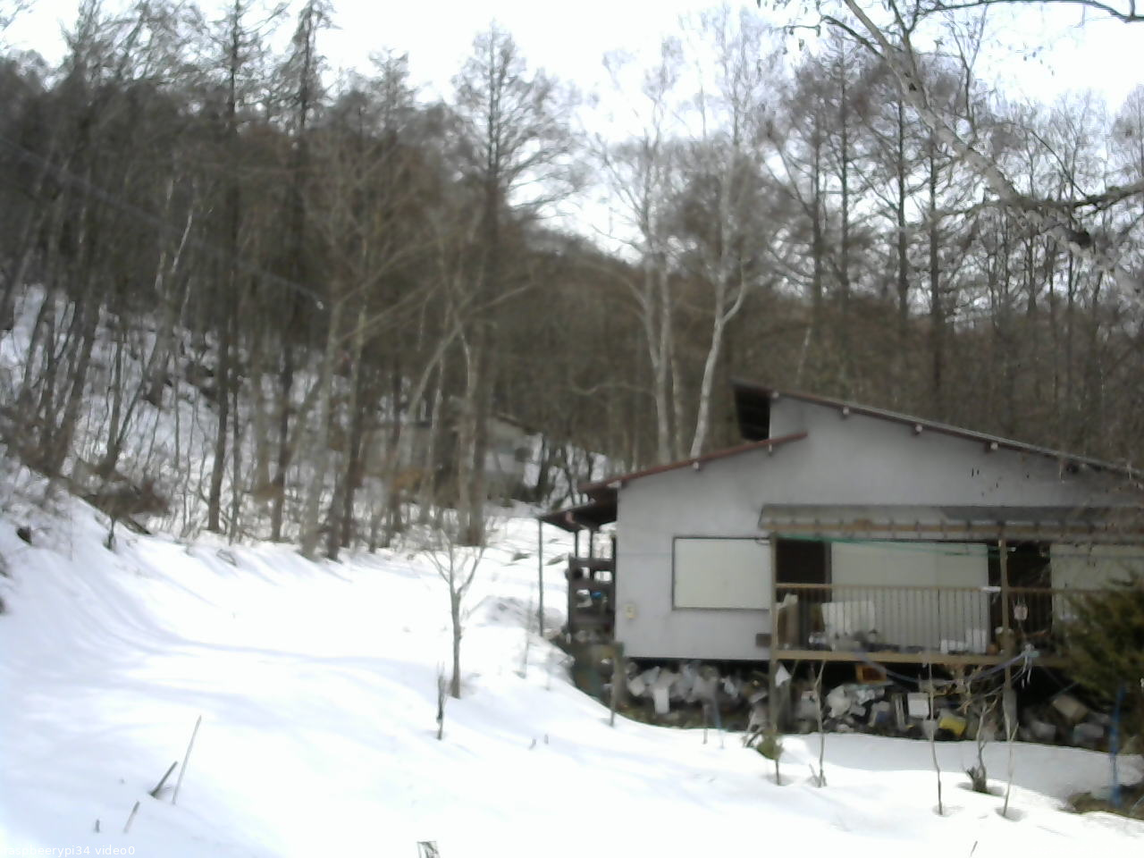 長野県菅平高原 ゆたか山荘 西側(坂上) 2026/03/06 14:00