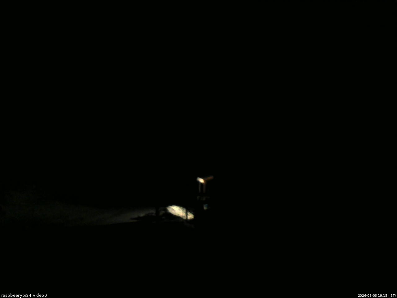 長野県菅平高原 ゆたか山荘 西側(坂上) 2026/03/06 19:15