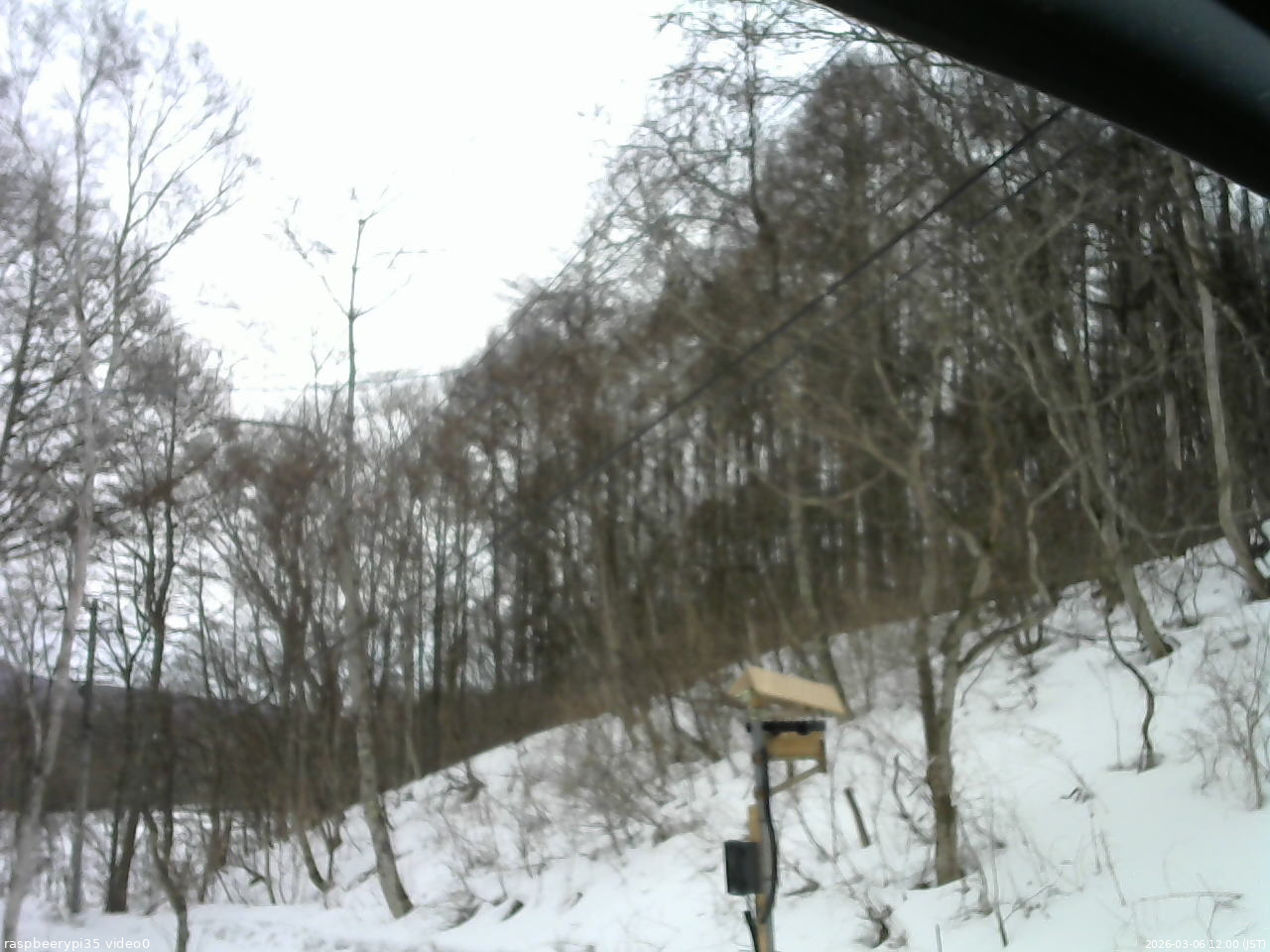 長野県菅平高原 ゆたか山荘 温度計 2026/03/06 12:00