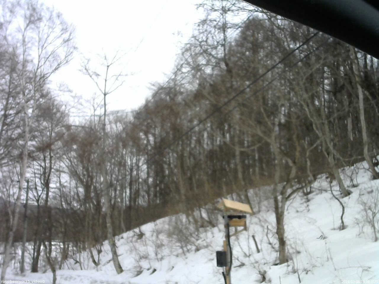 長野県菅平高原 ゆたか山荘 温度計 2026/03/06 13:30