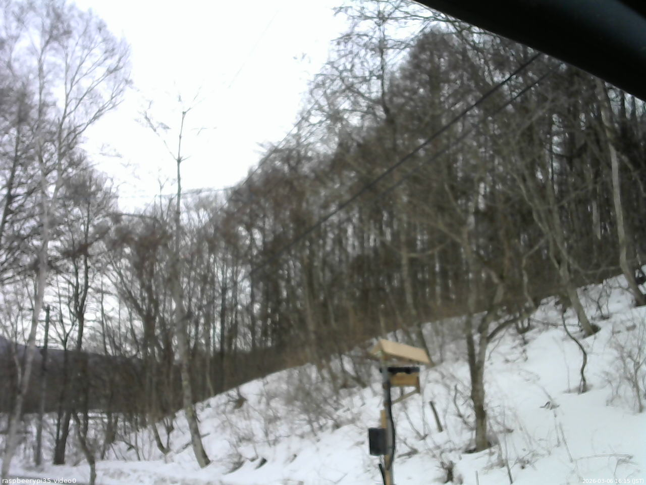 長野県菅平高原 ゆたか山荘 温度計 2026/03/06 16:15