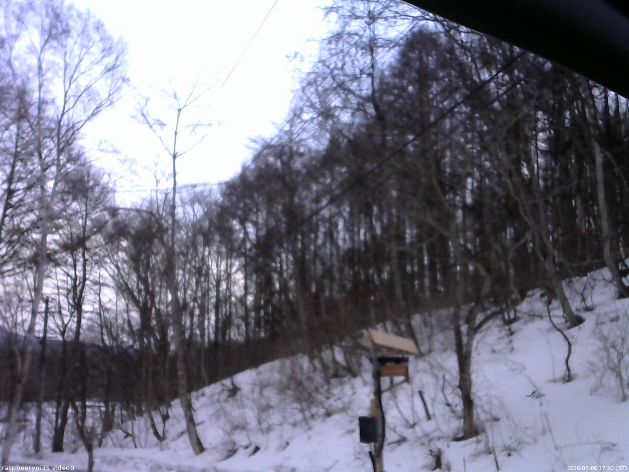 長野県菅平高原 ゆたか山荘 温度計 2026/03/06 17:30