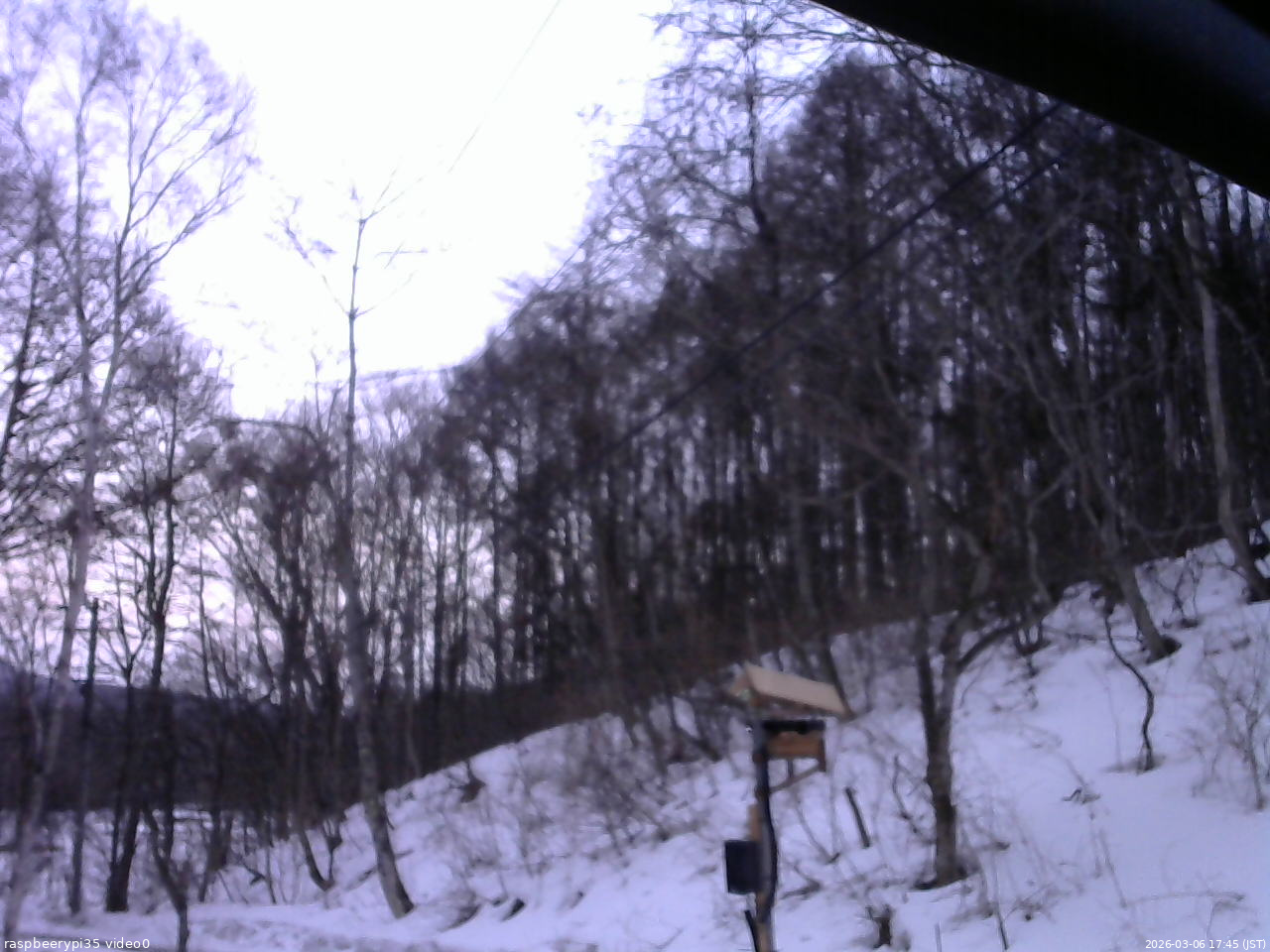 長野県菅平高原 ゆたか山荘 温度計 2026/03/06 17:45