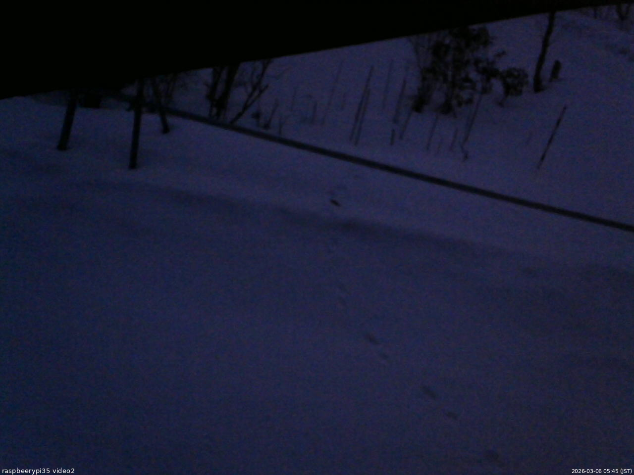 長野県菅平高原 ゆたか山荘 駐車場 2026/03/06 05:45