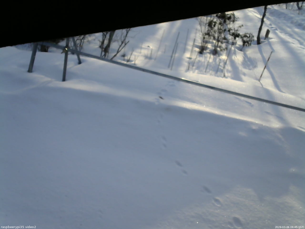 長野県菅平高原 ゆたか山荘 駐車場 2026/03/06 06:45
