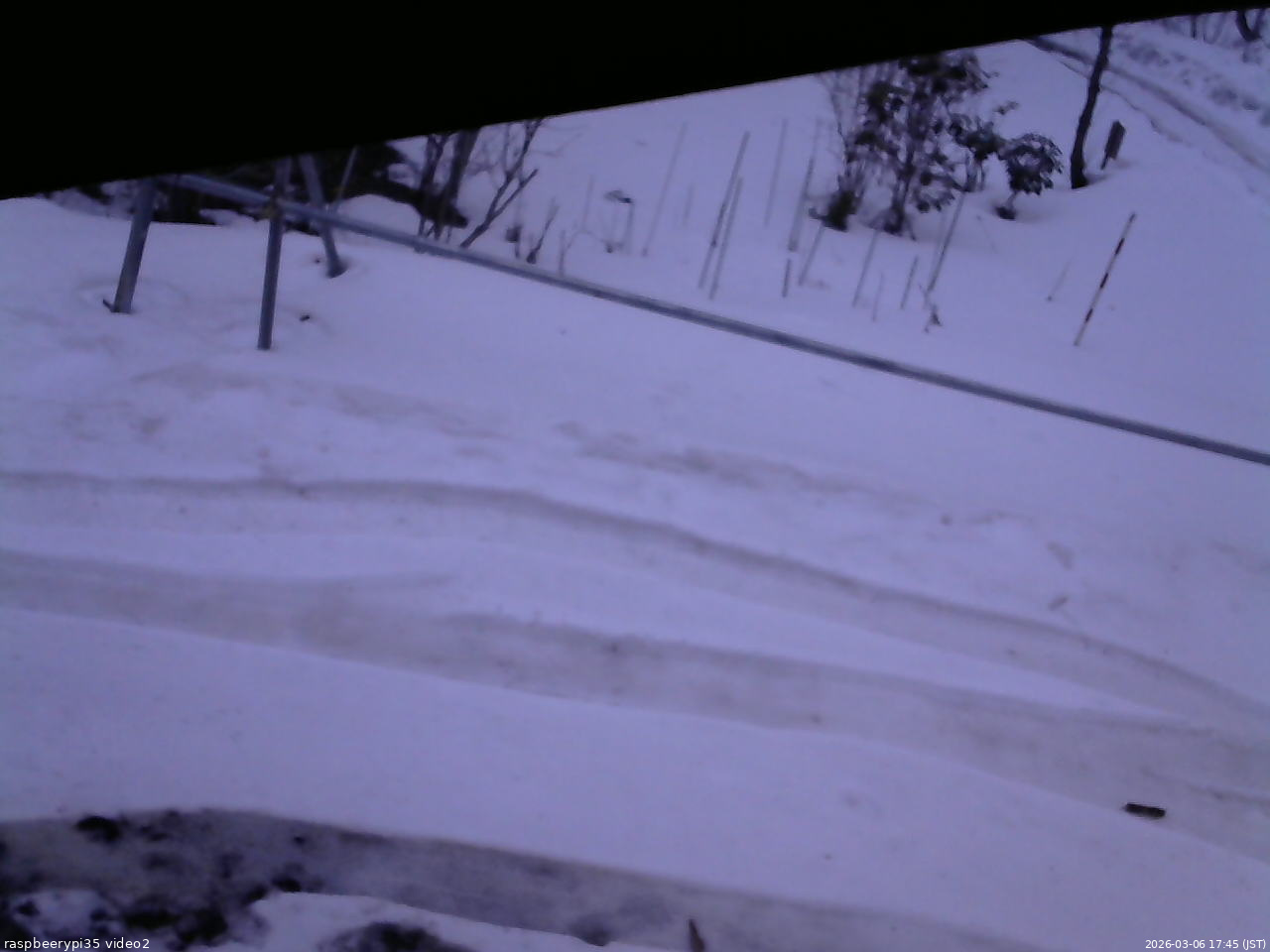長野県菅平高原 ゆたか山荘 駐車場 2026/03/06 17:45