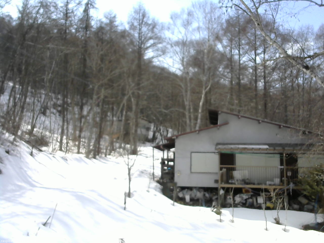 長野県菅平高原 ゆたか山荘 西側(坂上) 2026/03/07 14:15
