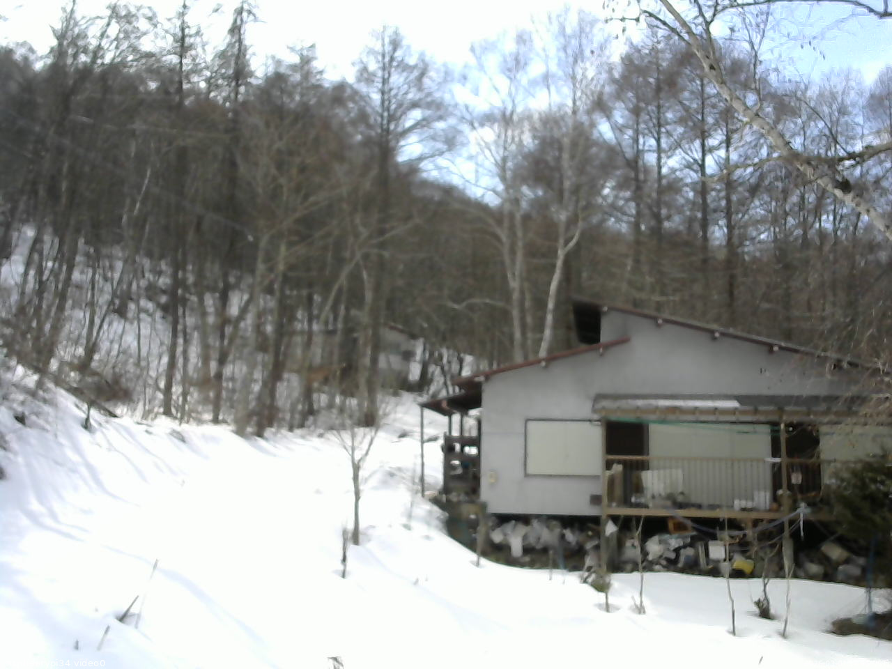 長野県菅平高原 ゆたか山荘 西側(坂上) 2026/03/07 14:45