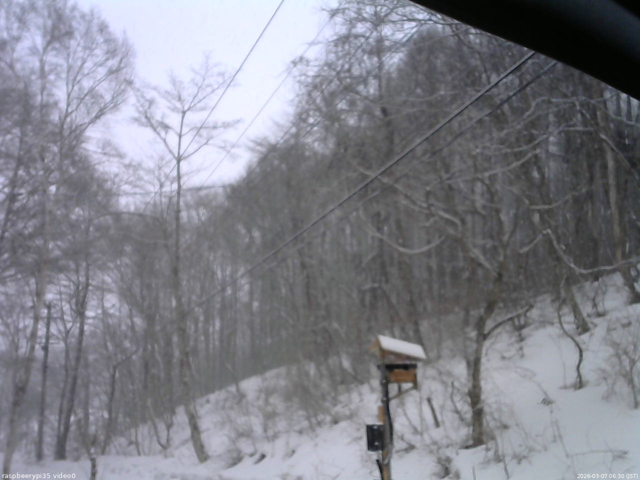 長野県菅平高原 ゆたか山荘 温度計 2026/03/07 06:30