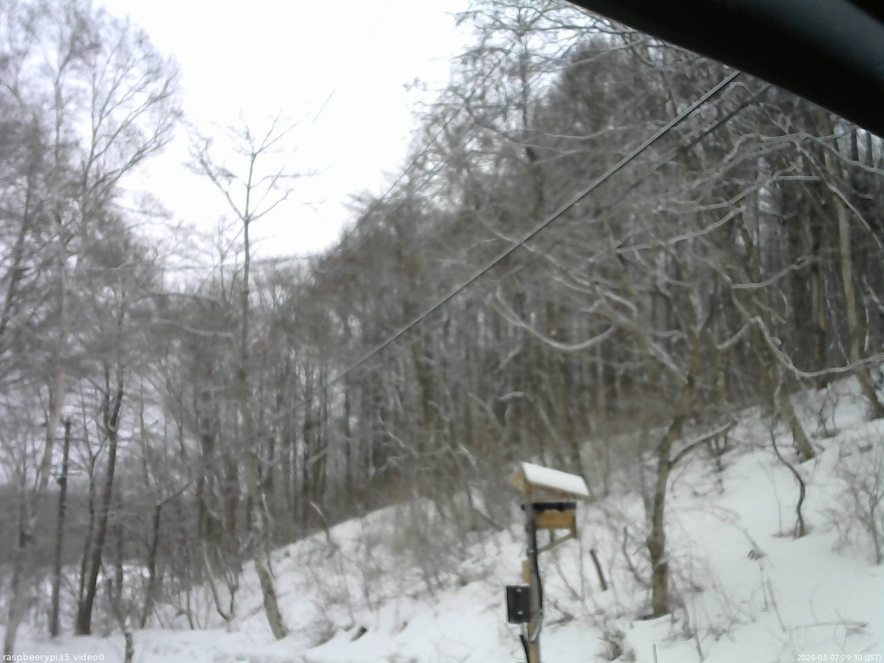 長野県菅平高原 ゆたか山荘 温度計 2026/03/07 09:30