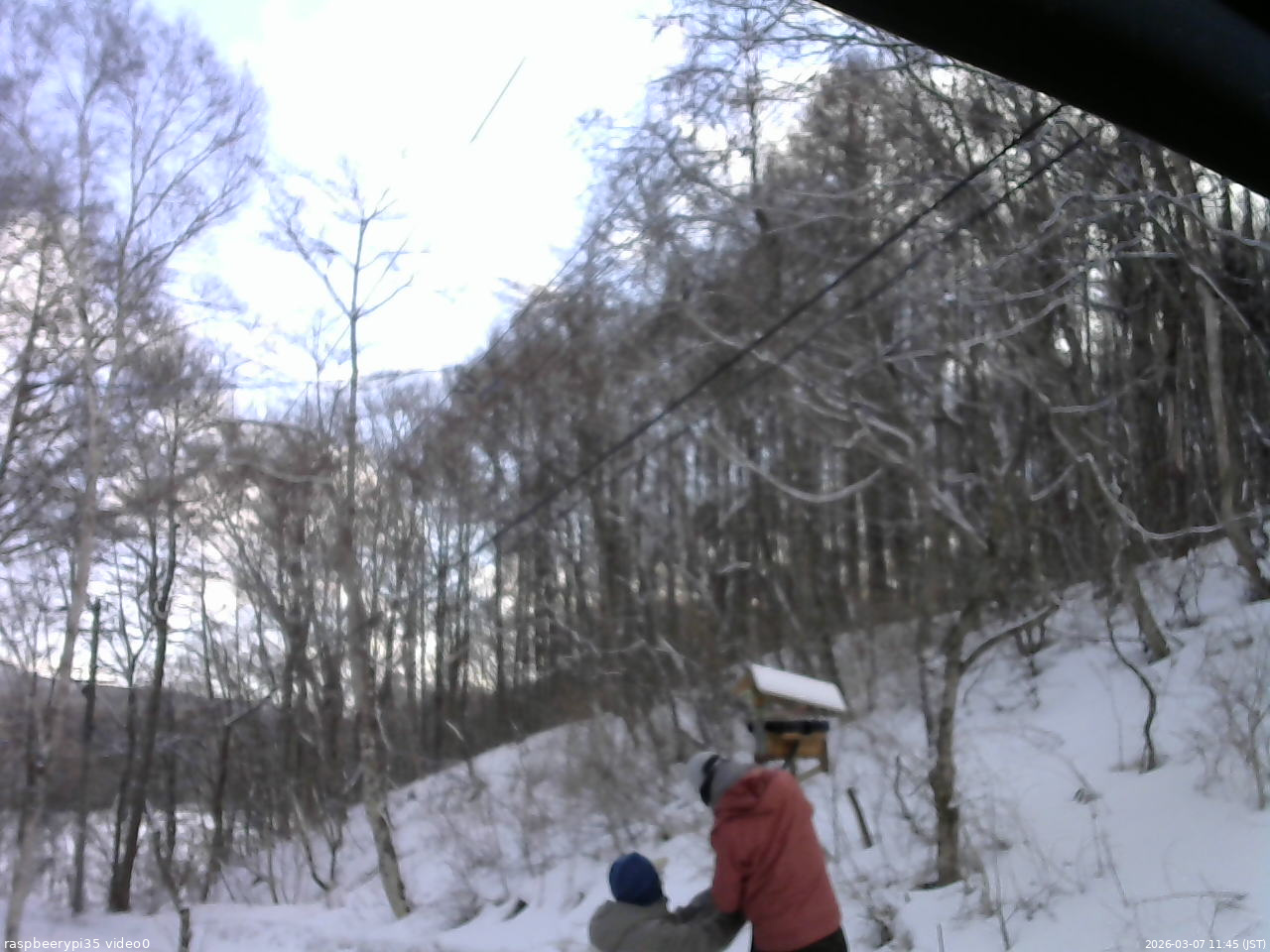 長野県菅平高原 ゆたか山荘 温度計 2026/03/07 11:45