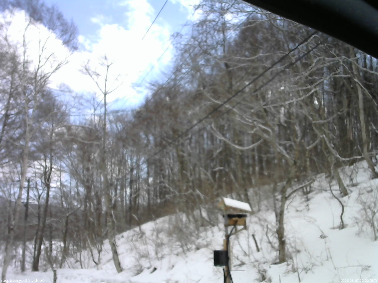 長野県菅平高原 ゆたか山荘 温度計 2026/03/07 12:00