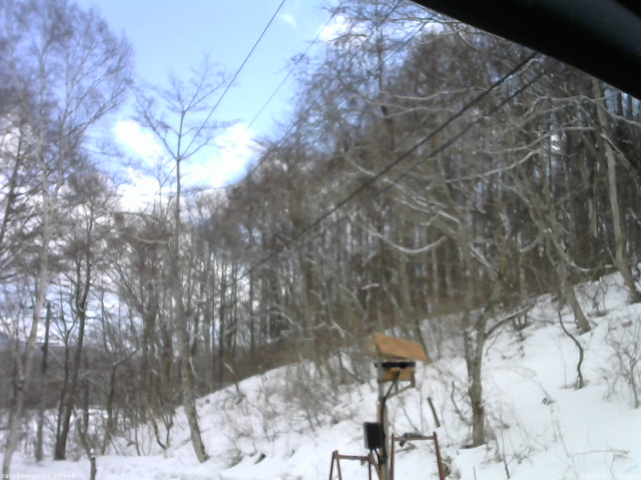 長野県菅平高原 ゆたか山荘 温度計 2026/03/07 13:15