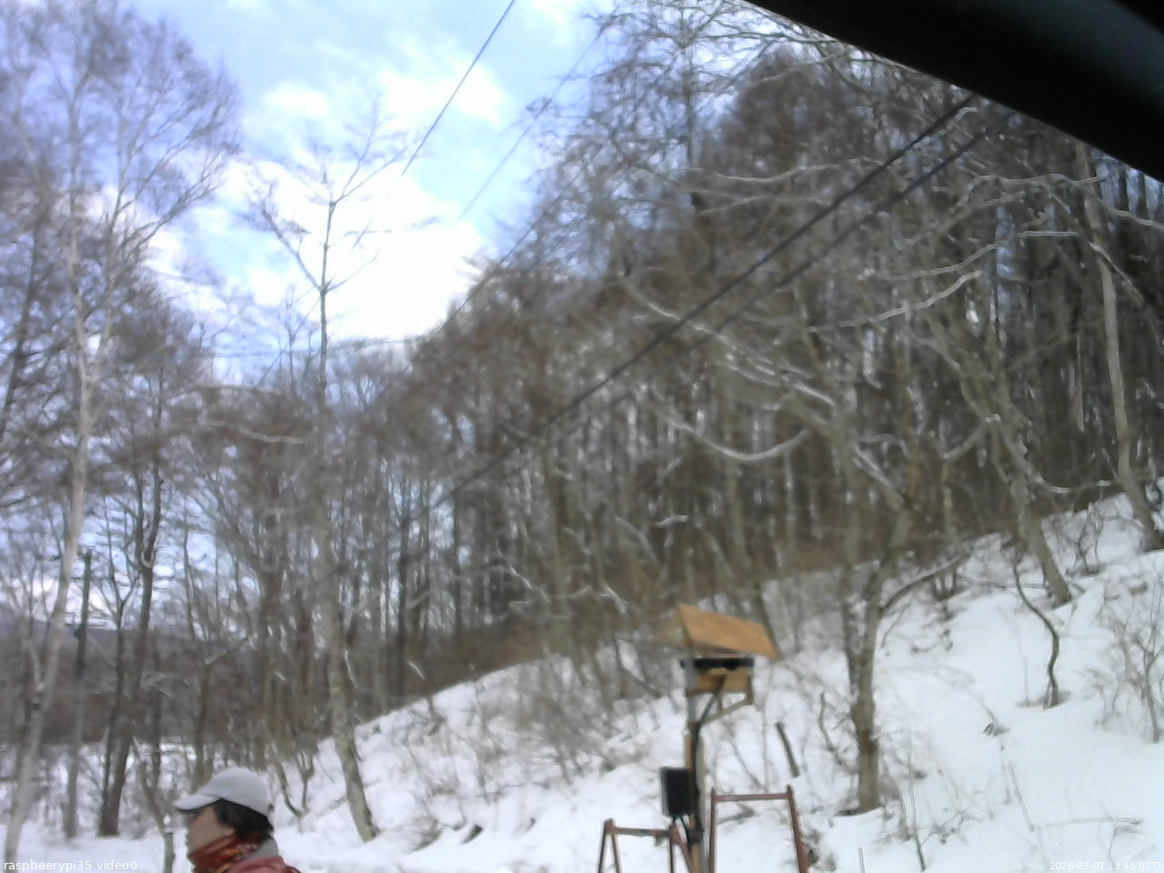 長野県菅平高原 ゆたか山荘 温度計 2026/03/07 13:45