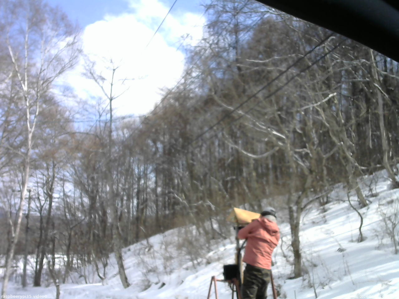 長野県菅平高原 ゆたか山荘 温度計 2026/03/07 14:15