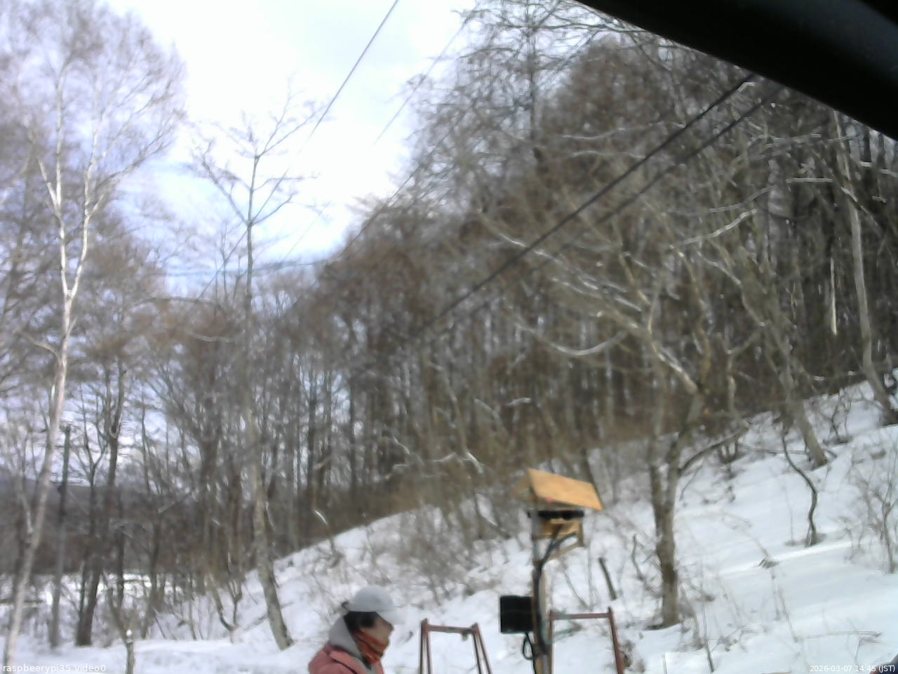 長野県菅平高原 ゆたか山荘 温度計 2026/03/07 14:45