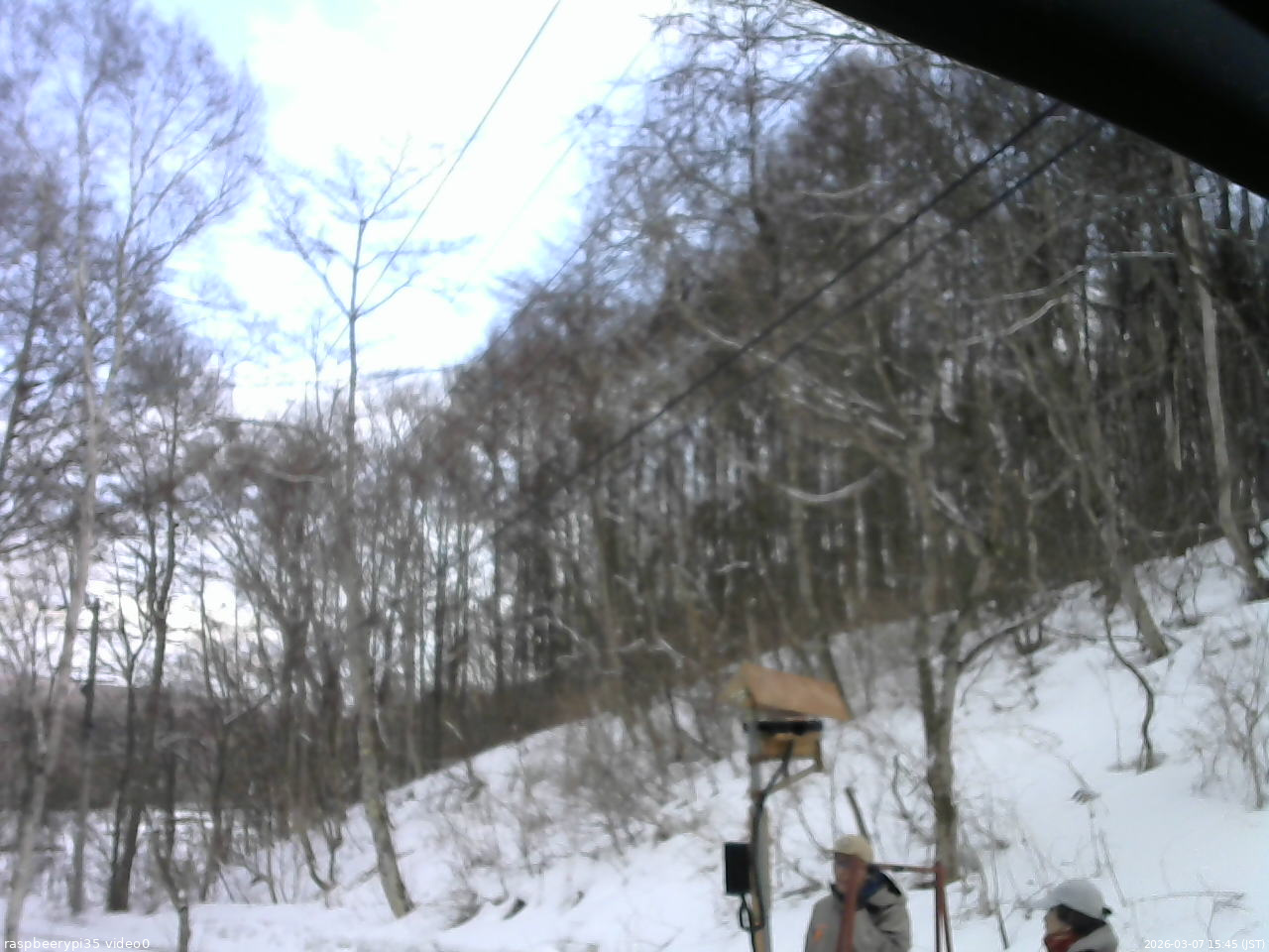 長野県菅平高原 ゆたか山荘 温度計 2026/03/07 15:45