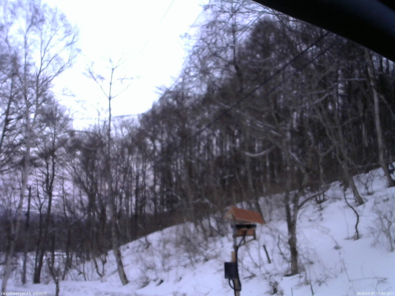 長野県菅平高原 ゆたか山荘 温度計 2026/03/07 17:45