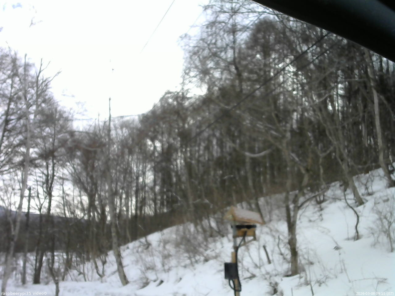 長野県菅平高原 ゆたか山荘 温度計 2026/03/08 09:15