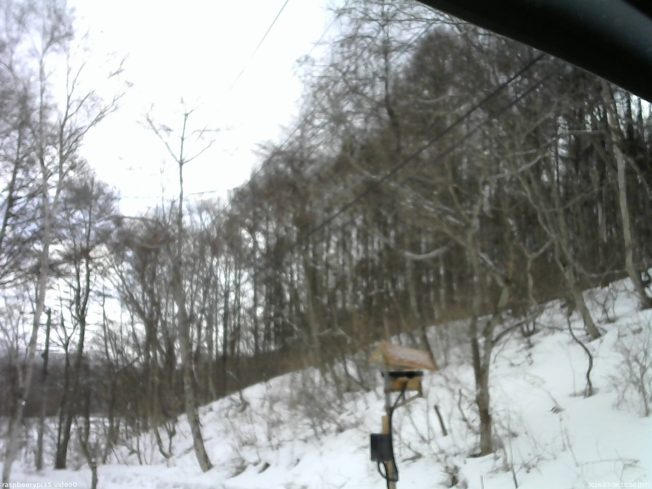 長野県菅平高原 ゆたか山荘 温度計 2026/03/08 10:00
