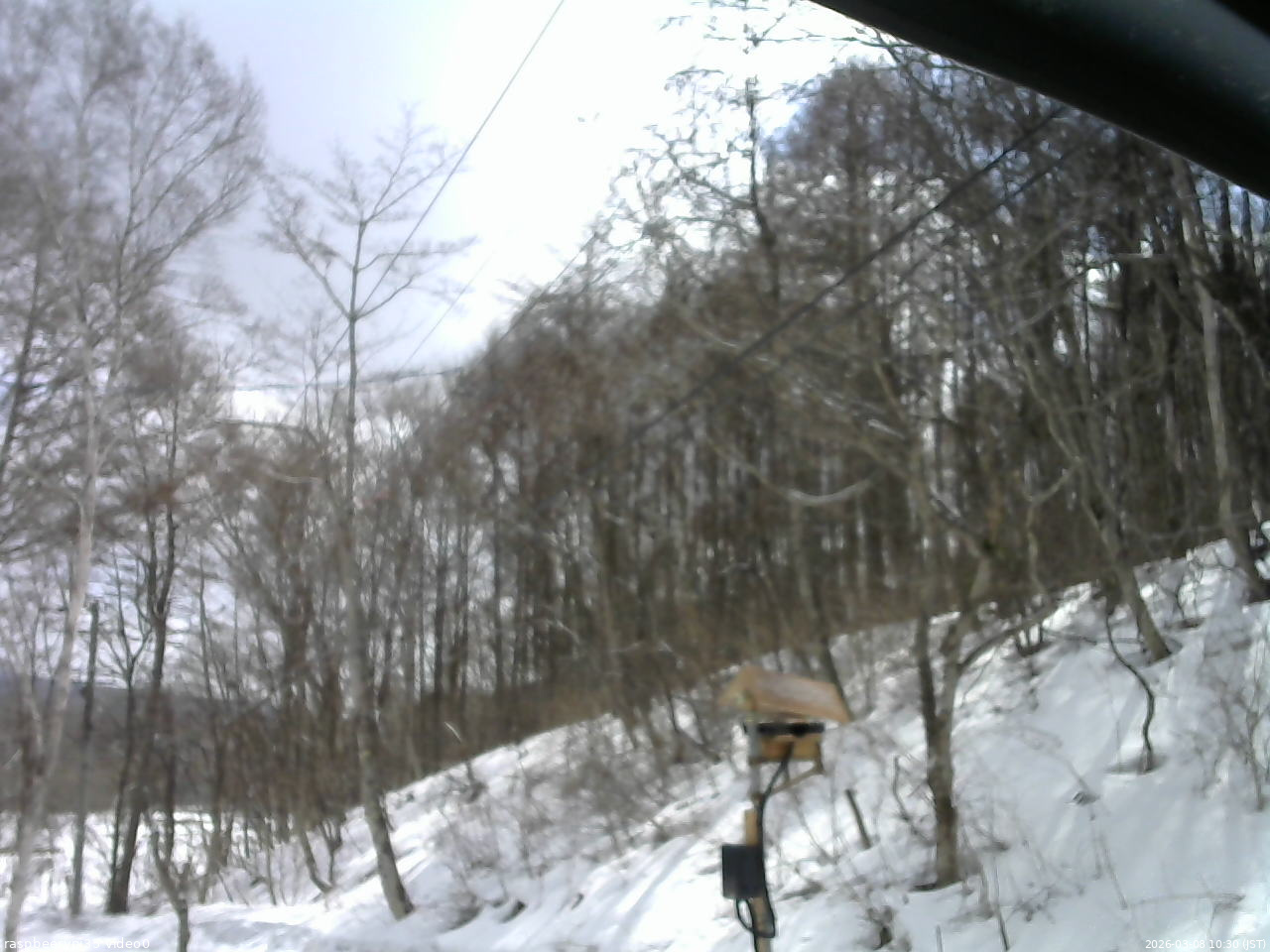 長野県菅平高原 ゆたか山荘 温度計 2026/03/08 10:30
