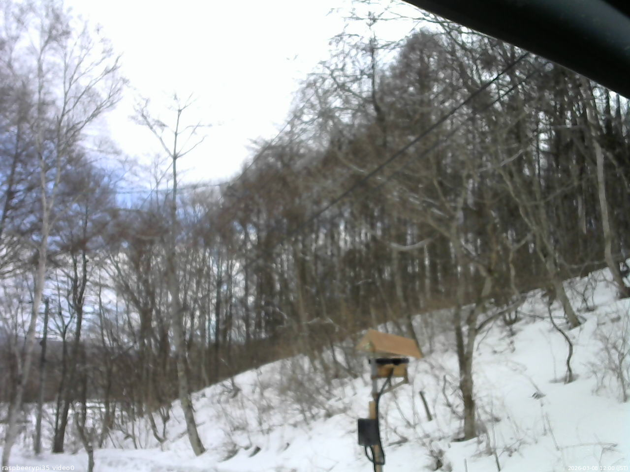 長野県菅平高原 ゆたか山荘 温度計 2026/03/08 12:00