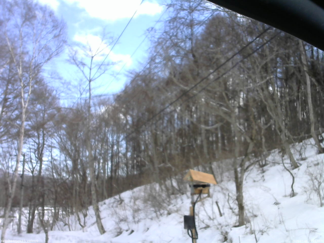 長野県菅平高原 ゆたか山荘 温度計 2026/03/08 13:15