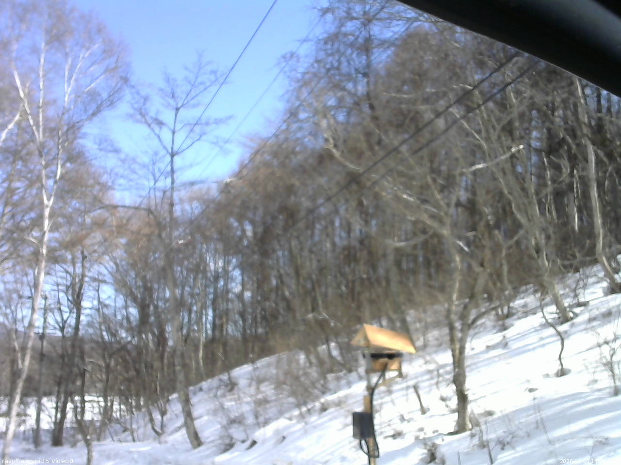 長野県菅平高原 ゆたか山荘 温度計 2026/03/08 14:00