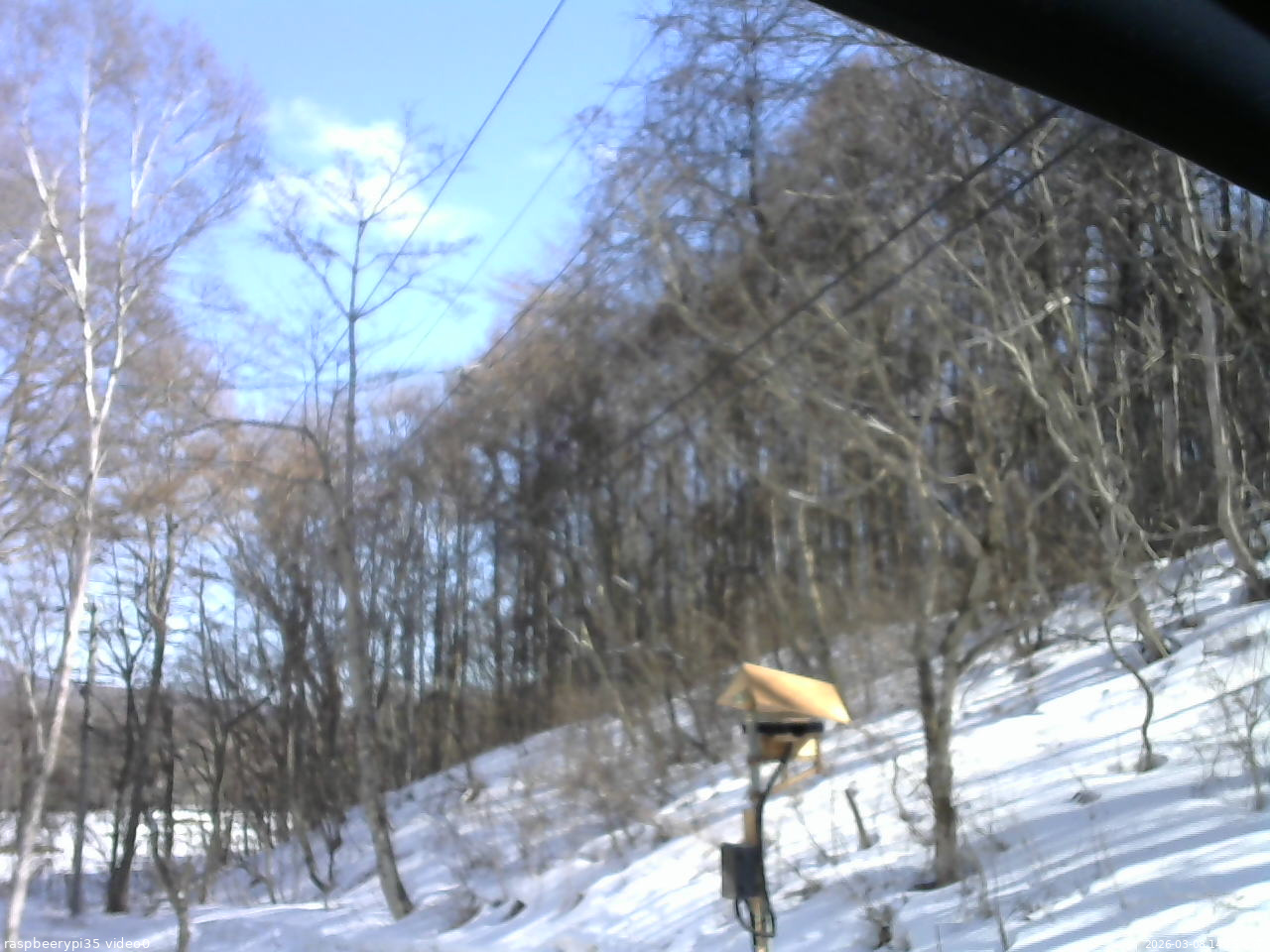 長野県菅平高原 ゆたか山荘 温度計 2026/03/08 14:15