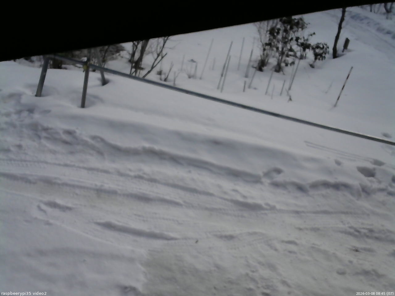 長野県菅平高原 ゆたか山荘 駐車場 2026/03/08 08:45